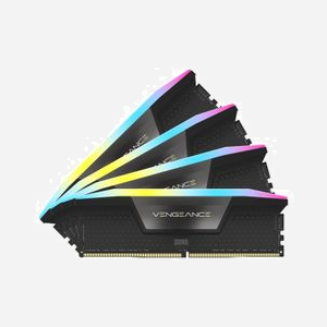 Corsair Vengeance DDR5 64Go (4x16Go) 6600MHz CMH64GX5M4B6600C32, DIMM 288-pin, Latence CL32, XMP 3.0, Tension 1.4V, Radiateur, Rétroéclairage - Miniature 3