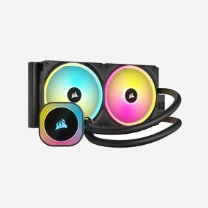 Corsair H115i Kit Watercooling CPU, Radiateur 322x140x27mm, 2x 140mm (400-2000 RPM, 82.5 CFM), Sockets LGA1700/AM5, Noir
