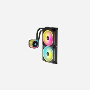 Corsair H115i Kit Watercooling CPU, Radiateur 322x140x27mm, 2x 140mm (400-2000 RPM, 82.5 CFM), Sockets LGA1700/AM5, Noir - Miniature 4