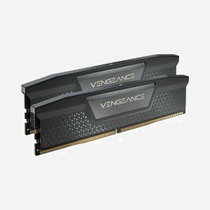 Corsair Vengeance DDR5 32Go (2x16Go) 6400MHz 288-pin DIMM, XMP 3.0, Radiateur, Latence CAS 36, Tension 1.4V - CMK32GX5M2B6400C36 - Miniature 1