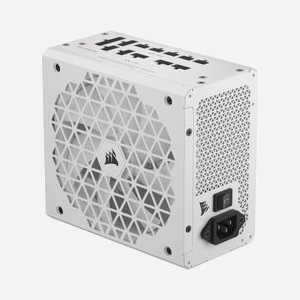 Corsair RM850x (CP-9020274-EU) Alimentation ATX 850W, Modulaire, 80 PLUS Gold, Ventilateur 14cm, Blanc, Connecteur 24-pin ATX, ATX 3.0 - Miniature 1