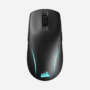 Souris Gaming Ambidextre Corsair M75 Wireless Optique 26000 DPI RF Noir - Capteur 650 IPS, Accélération 50G, 1 Roulette, Compatible Windows/macOS - 89g - CH-931D010-EU