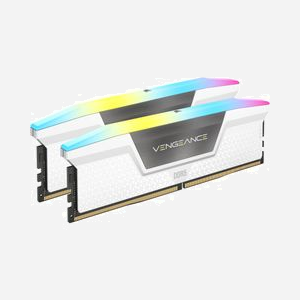 Corsair Vengeance RGB DDR5 32Go (2x16Go) 6400MHz CL32 DIMM 288-pin XMP 3.0 avec radiateur et rétroéclairage RGB pour PC - Miniature 1