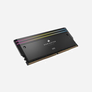 Corsair Dominator Titanium 64Go (2x32Go) DDR5 6600MHz CL32 DIMM 288-pin avec radiateur, support Intel XMP 3.0 et rétroéclairage RGB - Miniature 5
