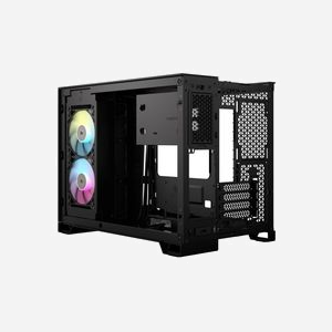 Corsair 2500X RGB Micro Tower Noir - Boîtier PC Micro ATX, 2x3.5" & 2x2.5", USB 3.2 Gen1/Gen2 Type-A/C, Radiateur 360mm max, Panneau Verre Trempé - Miniature 5