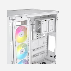 Corsair iCUE LINK 6500X RGB - Boîtier PC Midi Tower Blanc - ATX - 3x 3.5" & 3x 2.5" - Radiateur Avant 120-360mm - USB 3.2 Gen 1/Gen 2 - Miniature 3