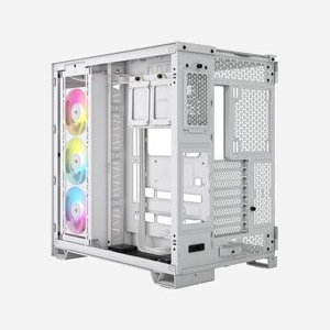 Corsair iCUE LINK 6500X RGB - Boîtier PC Midi Tower Blanc - ATX - 3x 3.5" & 3x 2.5" - Radiateur Avant 120-360mm - USB 3.2 Gen 1/Gen 2 - Miniature 5