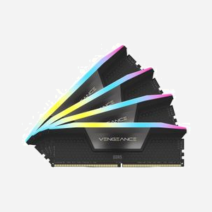 Corsair Vengeance RGB 128Go (4x32Go) DDR5 5600MHz CL40 DIMM 288-Pin avec XMP 3.0 et Rétroéclairage Multicolore - Miniature 4