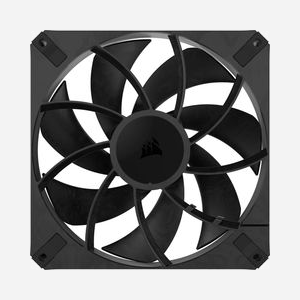 Ventilateur Corsair RS140 MAX 140mm Noir, 1600 RPM, 31 dB(A), 27.5-104 CFM, 0.2-2.4 mmH2O, Connecteur 4-Pin PWM, Dimensions 140x140x30 mm - Miniature 3