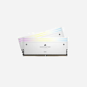 Corsair Dominator Titanium DDR5 32GB (2x16GB) 7200MHz DIMM 288-pin, Latence CAS 40, XMP 3.0, Radiateur, Rétroéclairage RGB, CMP32GX5M2X7200C34W