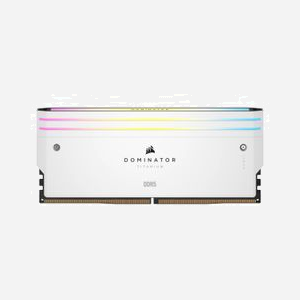 Corsair Dominator Titanium 64Go (2x32Go) DDR5 6600MHz CL32 DIMM 288-pin XMP 3.0 avec éclairage RGB et radiateur - Miniature 4