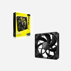 Corsair iCUE LINK RX140 MAX Ventilateur 140mm PWM 300-1600 RPM Noir - 27.5-103.5 CFM - Pression d'air 0.2-2.39 mmH2O - 10-31 dBA - Miniature 3