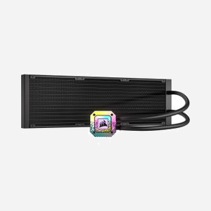 Corsair Refroidissement Liquide CPU All-in-One 140mm (CW-9060071-WW) Noir, 500-1700 RPM, 19.5-89 CFM, Multi LEDs, Radiateur Aluminium, Supports LGA1700/AM4 - Miniature 2