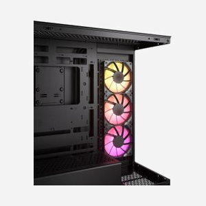 Corsair 3500X ARGB Midi Tower Noir, Acier & Verre Trempé, EATX, 2x3.5", 2x2.5", 7 Slots, 3x120mm, USB 3.2 Gen 1/2, Ref CC-9011278-WW - Miniature 3