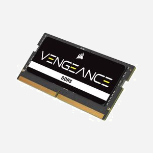 Corsair Vengeance 32GB DDR5 SO-DIMM 5200MHz CL44 Module Mémoire 1x32GB 262-pin pour Ordinateur Portable, Tension 1.1V, Profil SPD, CMSX32GX5M1A5200C44 - Miniature 3