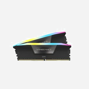 Corsair Vengeance RGB DDR5 64Go (2x32Go) 5200MHz DIMM 288-pin CMH64GX5M2B5200C40, Latence CL40, XMP 3.0, Tension 1.25V, Rétroéclairage RGB - Miniature 1