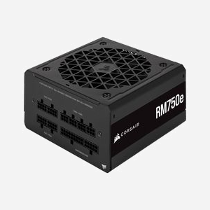 Corsair RM750e Alimentation 750W ATX 3.0 Modulaire 80 PLUS Gold, 100-240V, Connecteur 24-pin ATX, PCIe, Câbles SATA, Noir, MTBF 100000h - Miniature 3