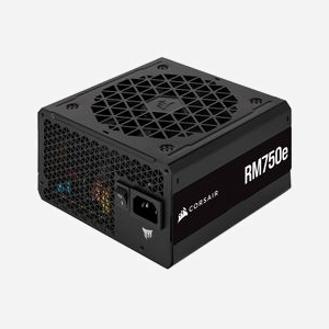 Corsair RM750e Alimentation 750W ATX 3.0 Modulaire 80 PLUS Gold, 100-240V, Connecteur 24-pin ATX, PCIe, Câbles SATA, Noir, MTBF 100000h - Miniature 4