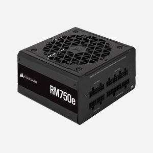 Corsair RM750e Alimentation 750W ATX 3.0 Modulaire 80 PLUS Gold, 100-240V, Connecteur 24-pin ATX, PCIe, Câbles SATA, Noir, MTBF 100000h - Miniature 5