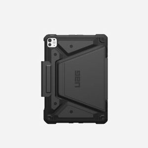 Urban Armor Gear Metropolis SE Folio Noir pour iPad Pro 11" (5th Gen, 2024, M2) A2836/7/3006, Protection Chocs & Rayures, Position Stand, 363g