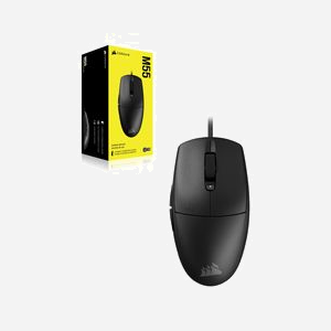 Corsair M55 Souris Gaming Optique 16000 DPI USB Type-A, 6 Boutons Programmables, Rétroéclairage Multi, 54g, Droitier, 60M Clics, Noir - Miniature 2