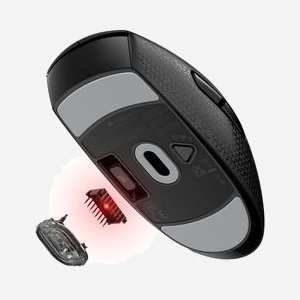 Corsair M55 Souris Gaming Droitier Optique 24000 DPI RF Wireless + Bluetooth + USB Type-A, 6 Boutons Programmables, 54g, Autonomie 400h - Miniature 5