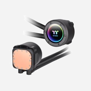 Thermaltake TH240 ARGB - Refroidisseur liquide AIO CPU, radiateur 276mm, 2x120mm ARGB, 500-2000 RPM, 57.05 CFM, sockets Intel/AMD, noir - Miniature 2