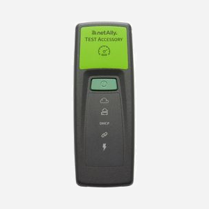 NetAlly TEST-ACC : Testeur PoE RJ-45, Standards IEEE 802.3, Batterie Li-Ion 3.63V, Temps de charge 180min, 110.7x40.6x32.5mm