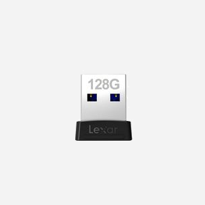 Lexar JumpDrive S47 128 Go USB Type-A 3.2 Gen 1 Noir : Vitesse 250 Mo/s, Protection par Mot de Passe, Dimensions 14.9x17.3x7.45mm, Poids 2.12g - Miniature 3