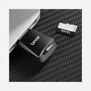 Lecteur de Carte Lexar RW330 USB 3.2 Gen 1 Type-A pour MicroSD/MicroSDHC/MicroSDXC, 170 Mbit/s, Compatible Windows/macOS, Noir, 38.2x23.3x9.45mm - Miniature 2