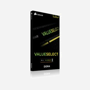 Corsair ValueSelect 16Go DDR4 2666MHz DIMM 288-Pin 1.2V CL18 Unbuffered - Module Mémoire 1x16Go pour PC/Serveur - CMV16GX4M1A2666C18 - Miniature 2