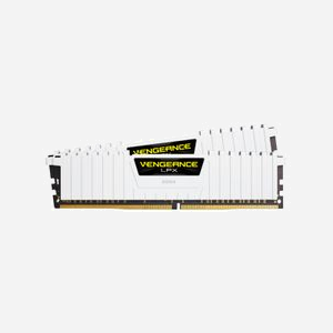 Corsair Vengeance LPX 16GB (2x8GB) DDR4 3200MHz CL16 DIMM 288-Pin Blanc, radiateur aluminium, XMP 2.0, 1.2V/1.35V, CMK16GX4M2B3200C16W - Miniature 1