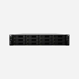 Synology RackStation RS3618xs - NAS Rack 2U - Intel Xeon D-1521 2.4GHz - 8Go DDR4 ECC - 12 baies SATA - RAID 0/1/5/6/10/F1/JBOD - 4xGbE - 2xUSB 3.0