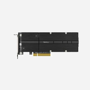 Synology M2D20 : Carte Adaptateur Interne PCIe 3.0 pour SSD NVMe, Profil Bas/Hauteur Totale, Température Op. 0-40°C, Dimensions 181.9x15.8x71.8mm