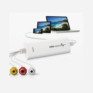 Elgato 1VC108601001 : Tuner TV Analogique USB, NTSC/PAL/SECAM, VGA 640x480, H.264/MPEG4/AAC, Entrées S-Vidéo et Composite, 104x35x12mm, 80g - Miniature 2