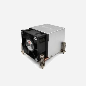 Dynatron K650 Refroidisseur d'air CPU 6cm pour Socket LGA 1150/1151/1155/1156, 1400-7000 RPM, 7.4-38.3 CFM, Aluminium/Cuivre, 4 broches - Miniature 1