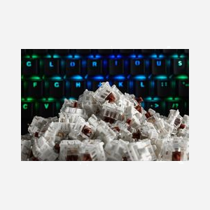 Glorious PC Gaming Race - Interrupteurs Gateron Brown GAT-BROWN - Pack de 120 unités - Durée de vie 50M cycles - Compatibilité GMMK - Inclut pince et guide - Miniature 3