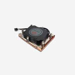 Dynatron J-5 Refroidisseur d'air CPU cuivre/noir - 80x80x13mm, 8cm, 2000-8600 tr/min, 5.59-56.25 CFM, 3.69-89.9 mmH2O, TDP 260W, Socket AM5