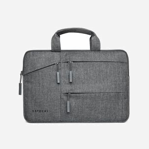 Satechi ST-LTB15 Housse 15" Nylon Gris Motif, compatible MacBook Pro 15", XPS 15", Surface Pro 4, 3 Poches Avant, résistant à l'eau, 381x304.8x25.4mm, 369g