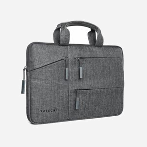 Satechi ST-LTB15 Housse 15" Nylon Gris Motif, compatible MacBook Pro 15", XPS 15", Surface Pro 4, 3 Poches Avant, résistant à l'eau, 381x304.8x25.4mm, 369g - Miniature 3