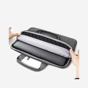 Satechi ST-LTB15 Housse 15" Nylon Gris Motif, compatible MacBook Pro 15", XPS 15", Surface Pro 4, 3 Poches Avant, résistant à l'eau, 381x304.8x25.4mm, 369g - Miniature 4