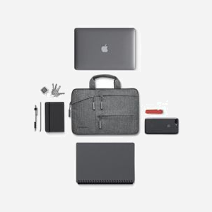 Satechi ST-LTB15 Housse 15" Nylon Gris Motif, compatible MacBook Pro 15", XPS 15", Surface Pro 4, 3 Poches Avant, résistant à l'eau, 381x304.8x25.4mm, 369g - Miniature 5