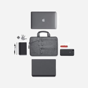Satechi ST-LTB13 Malette Tissu/Nylon Gris pour Ordinateur Portable 13" (33cm) - 279.4x342.9x38.1mm, 3 Poches Avant, Résistant Eau/Poussière - Miniature 4
