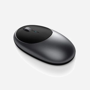 Satechi M1 Souris Bluetooth Optique Ambidextre Gris ST-ABTCMM : 3 Boutons, Portée 9.75m, Compatible Windows/macOS/ChromeOS, Bluetooth 4.0 - Miniature 2