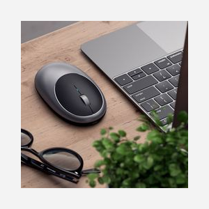 Satechi M1 Souris Bluetooth Optique Ambidextre Gris ST-ABTCMM : 3 Boutons, Portée 9.75m, Compatible Windows/macOS/ChromeOS, Bluetooth 4.0 - Miniature 5