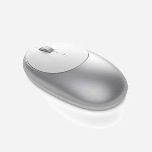 Satechi M1 Souris Bluetooth Optique Ambidextre, 3 Boutons, Aluminium Argent, Portée 9.75m, Bluetooth 4.0, Compatible Windows/macOS/ChromeOS - Miniature 2