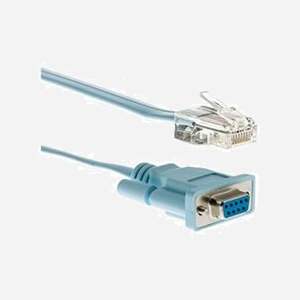 Cisco CAB-CONSOLE-RJ45= Câble Série RJ45-DB9 Gris 1.8m Connecteurs Mâle-Mâle - Miniature 1