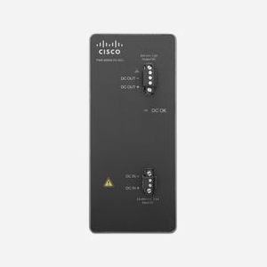 Cisco PWR-IE65W-PC-DC= Adaptateur d'alimentation Intérieur 65W pour commutateur réseau, sortie +54V, -40°C à 60°C, 66x116.8x150mm, 20ms Hold Time - Miniature 1