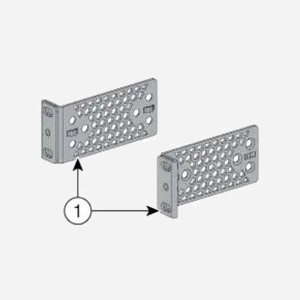Cisco ACC-KIT-T1= Kit de 2 équerres de fixation 19 pouces (48.3 cm) pour montage en rack - Spécification Cisco ACC-KIT-T1=