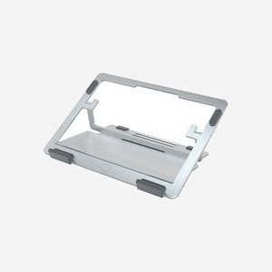 Cooler Master ErgoStand Air Argent - Support Notebook 10"-15.6" Aluminium/Caoutchouc - 5 Niveaux Hauteur - Charge Max 20kg - Pliable 215x298x17mm - Miniature 2